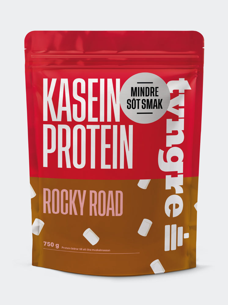 Tyngre Kasein Rocky Road Mindre Söt Smak, 750g