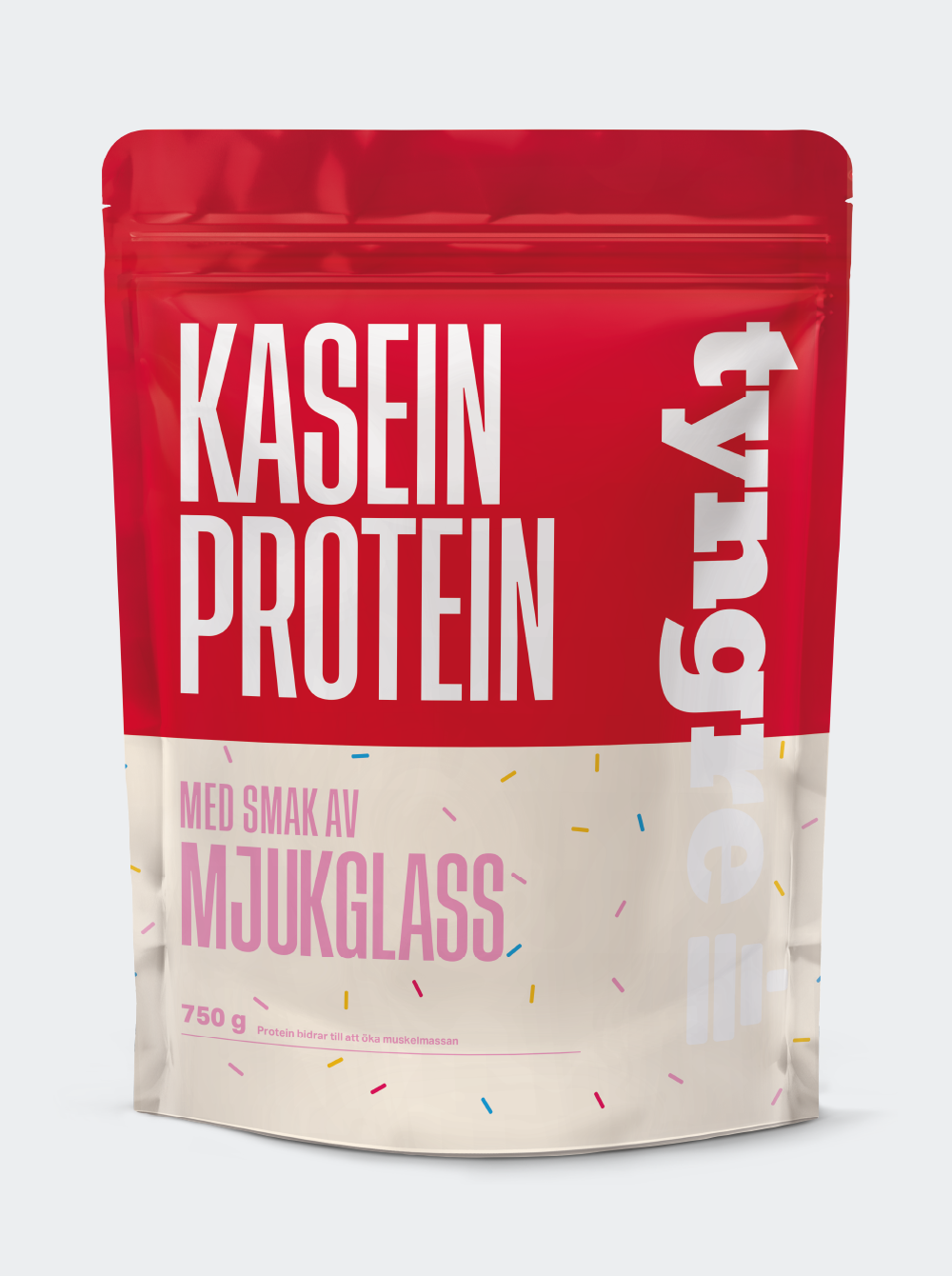 Tyngre Kasein Mjukglass, 750g