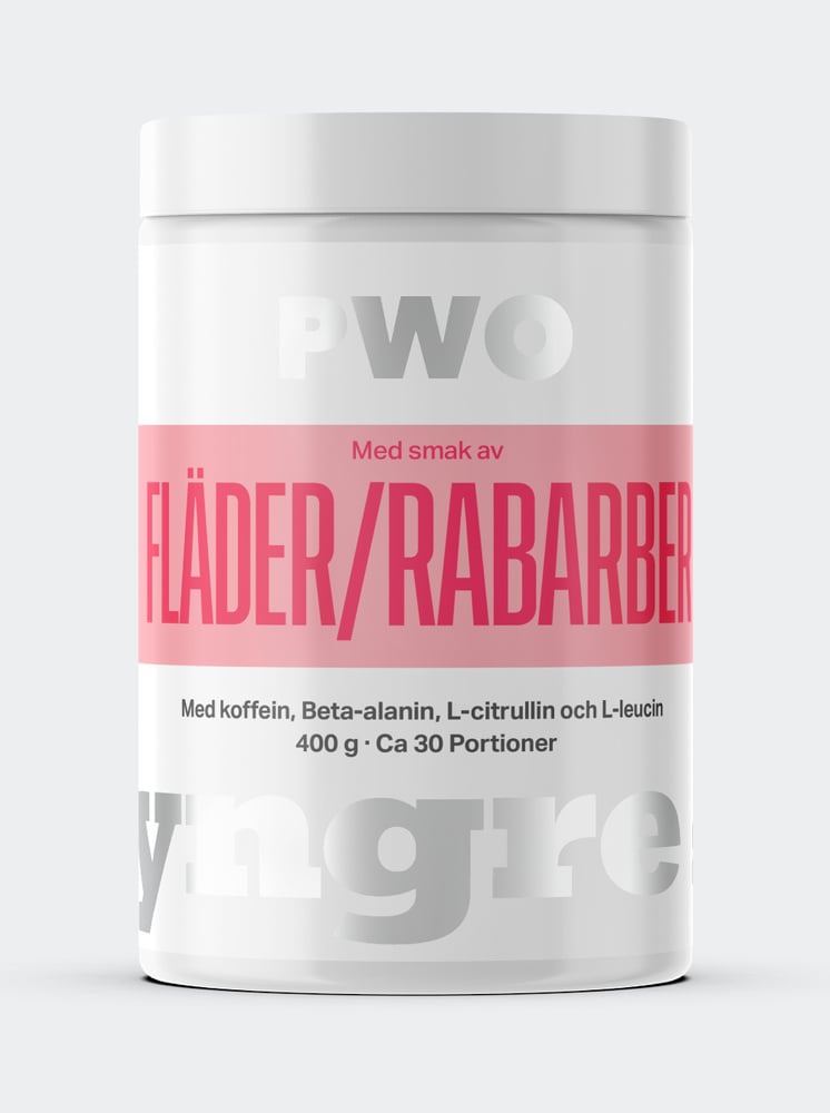 Tyngre PWO Fläder/Rabarber 400 g