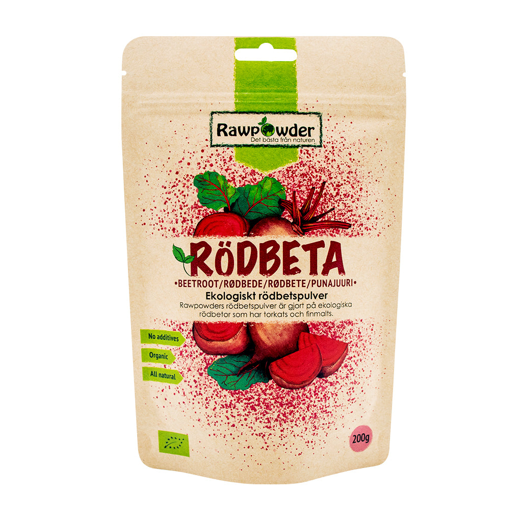 Rawpowder Ekologiskt Rödbetspulver 200 g