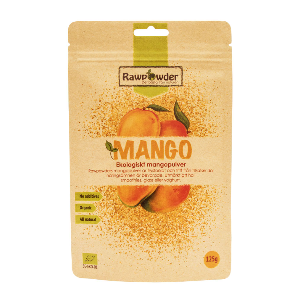 Rawpowder MangoPulver 125g EKO