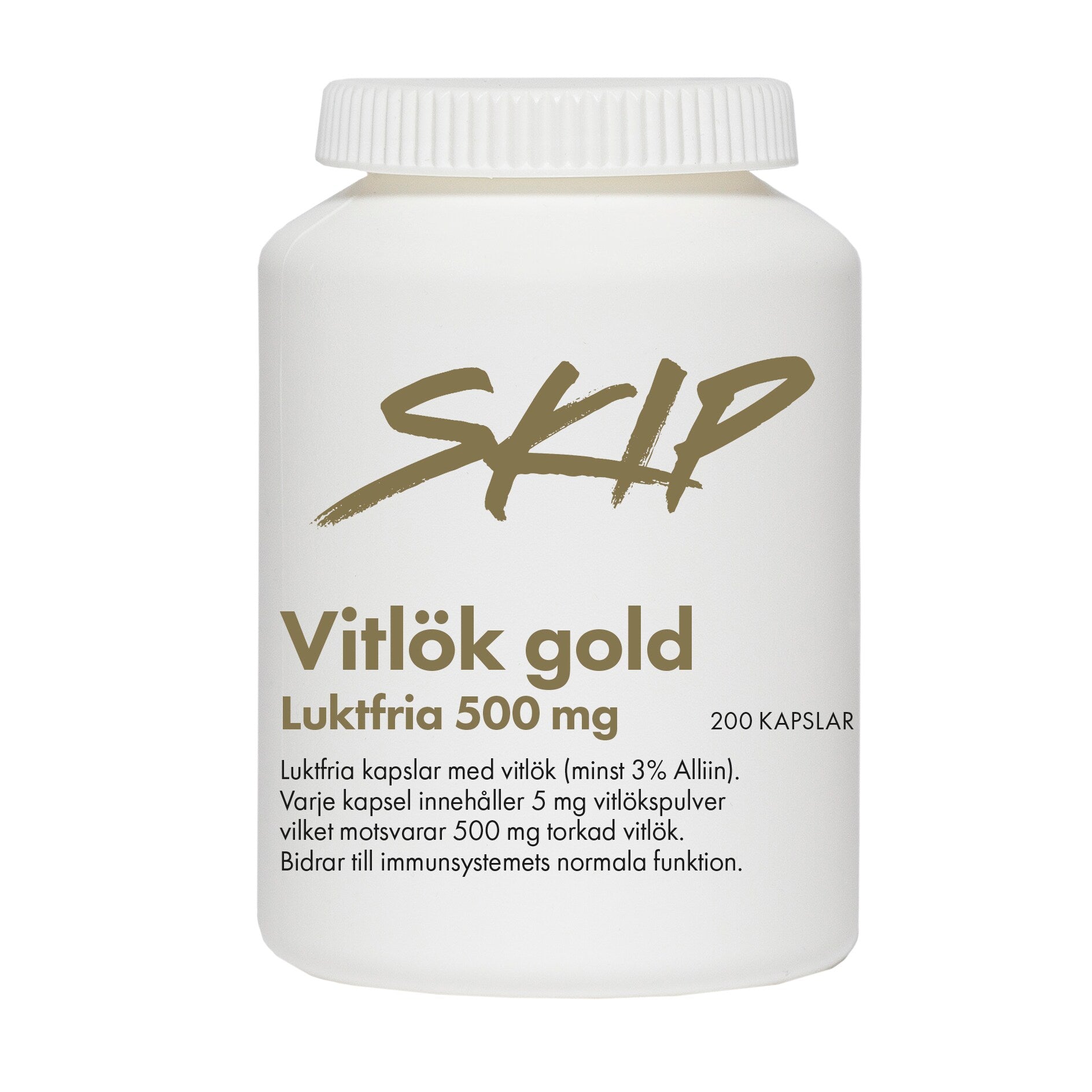 Skip Nutrition Vitlök Gold 200 Kapslar