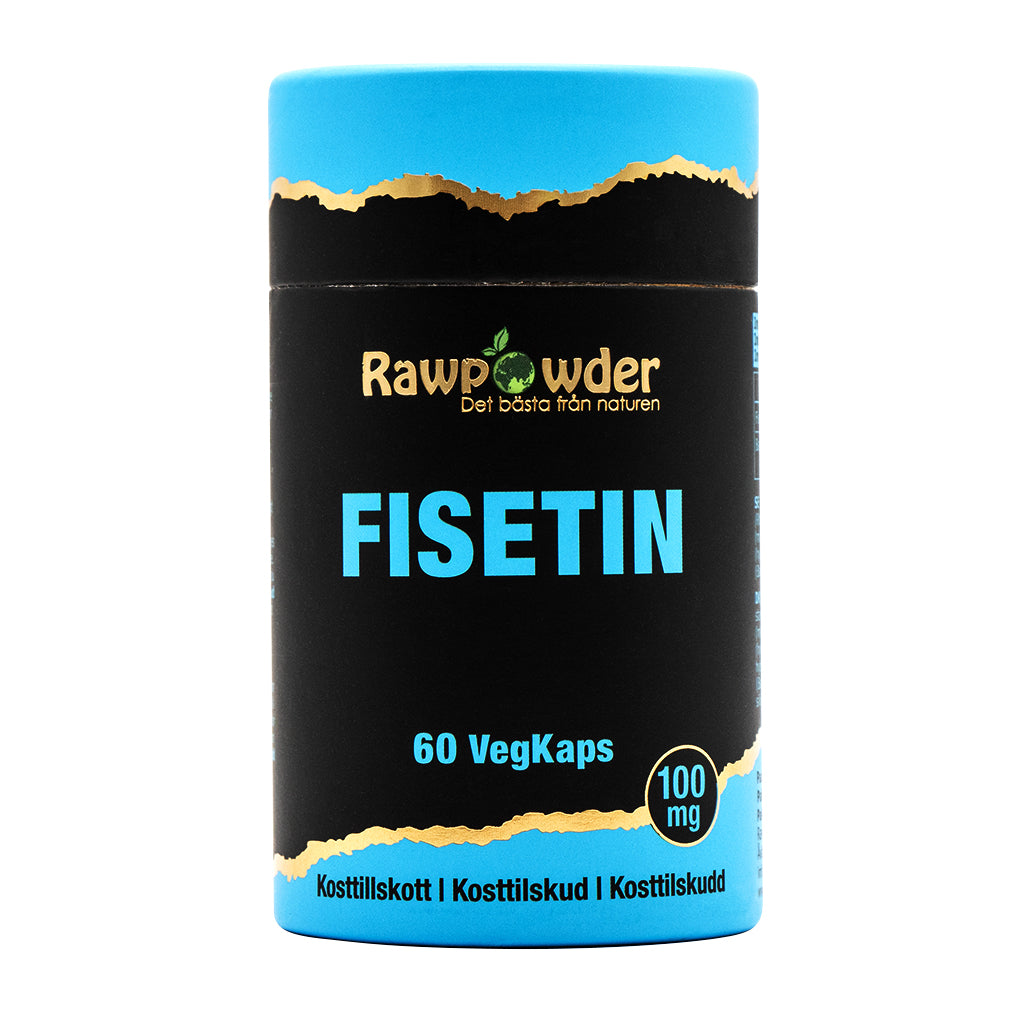 Rawpowder Fisetin 100mg 60 kapslar