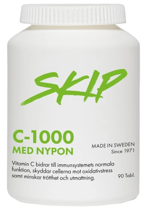 Skip C-vitamin 1000mg med nypon 90 tabletter