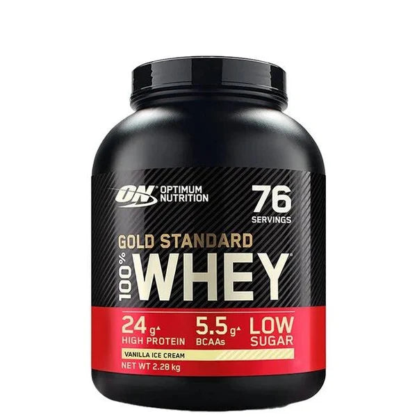 100% Whey Gold Standard Vassleprotein 2,28 kg Vanilla Ice Cream