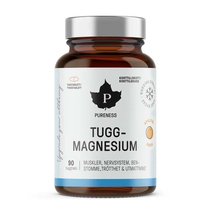 Pureness Tuggmagnesium 90 tabletter