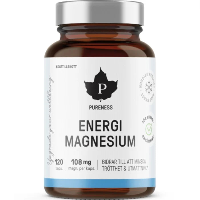 Pureness Energimagnesium 120 kapslar
