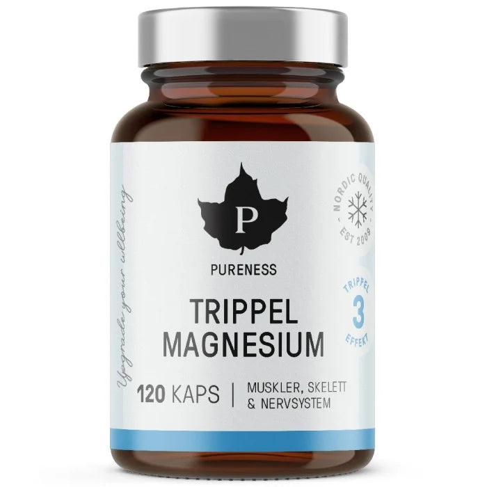 Pureness Trippel Magnesium, 120 kapslar