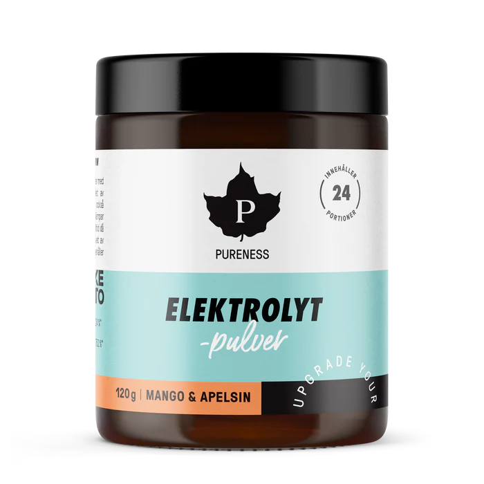 Pureness Elektrolytpulver Mango Apelsin, 120 g