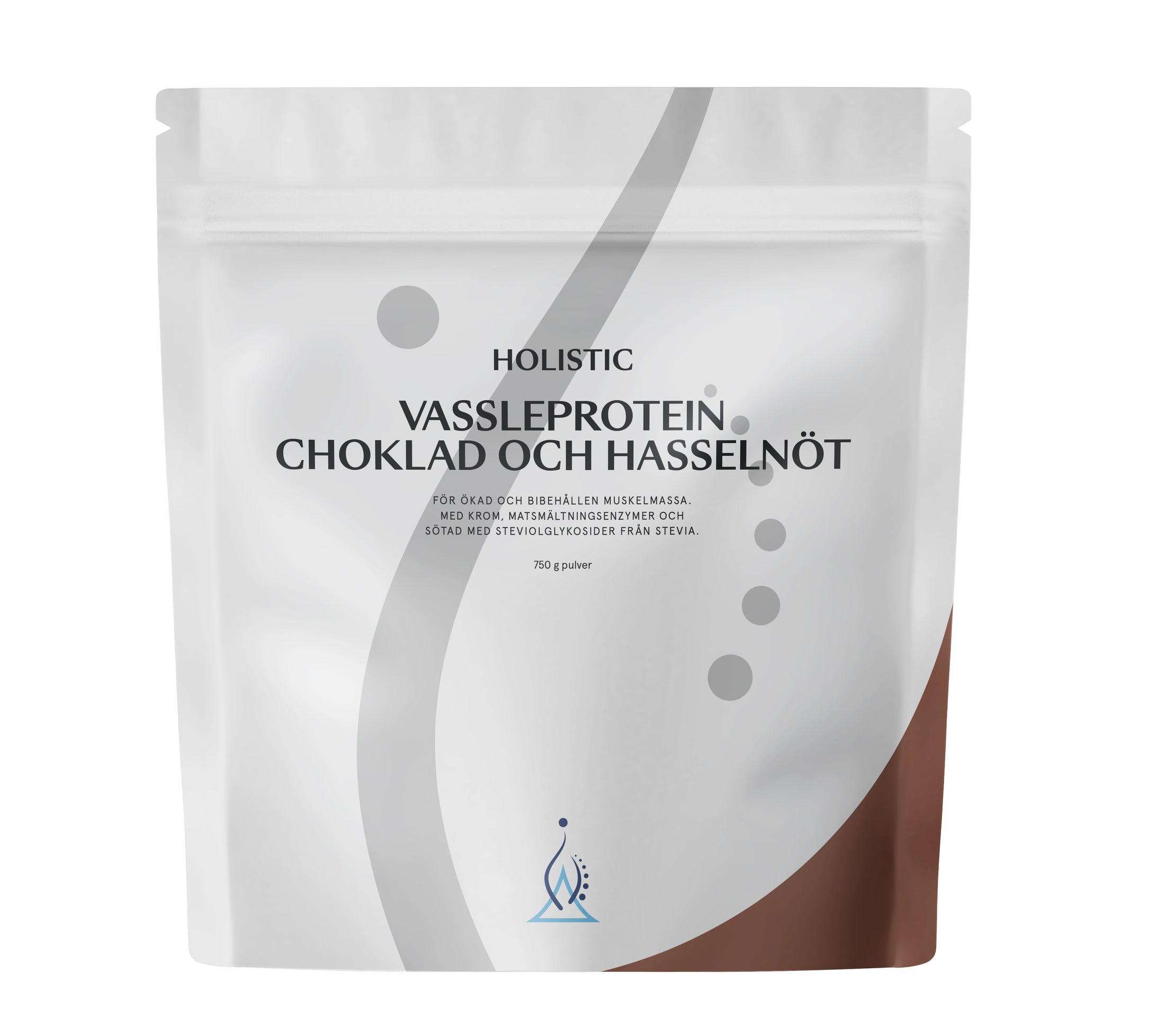 Holistic Vassleprotein Choklad och Hasselnöt, 750g