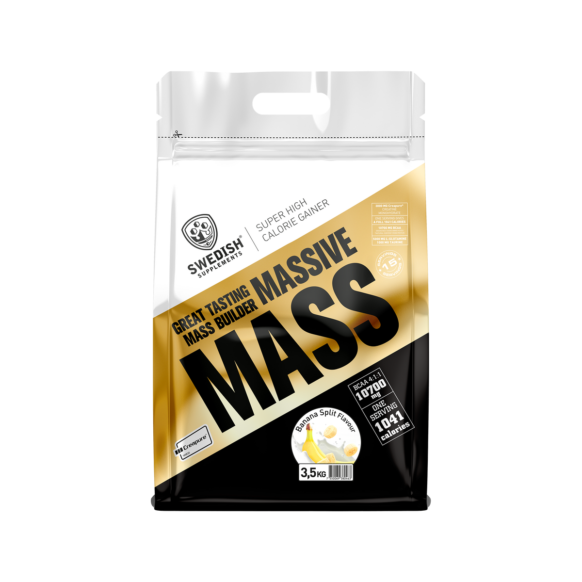 Swedish Supplements Massive Mass Banana Split 3500g