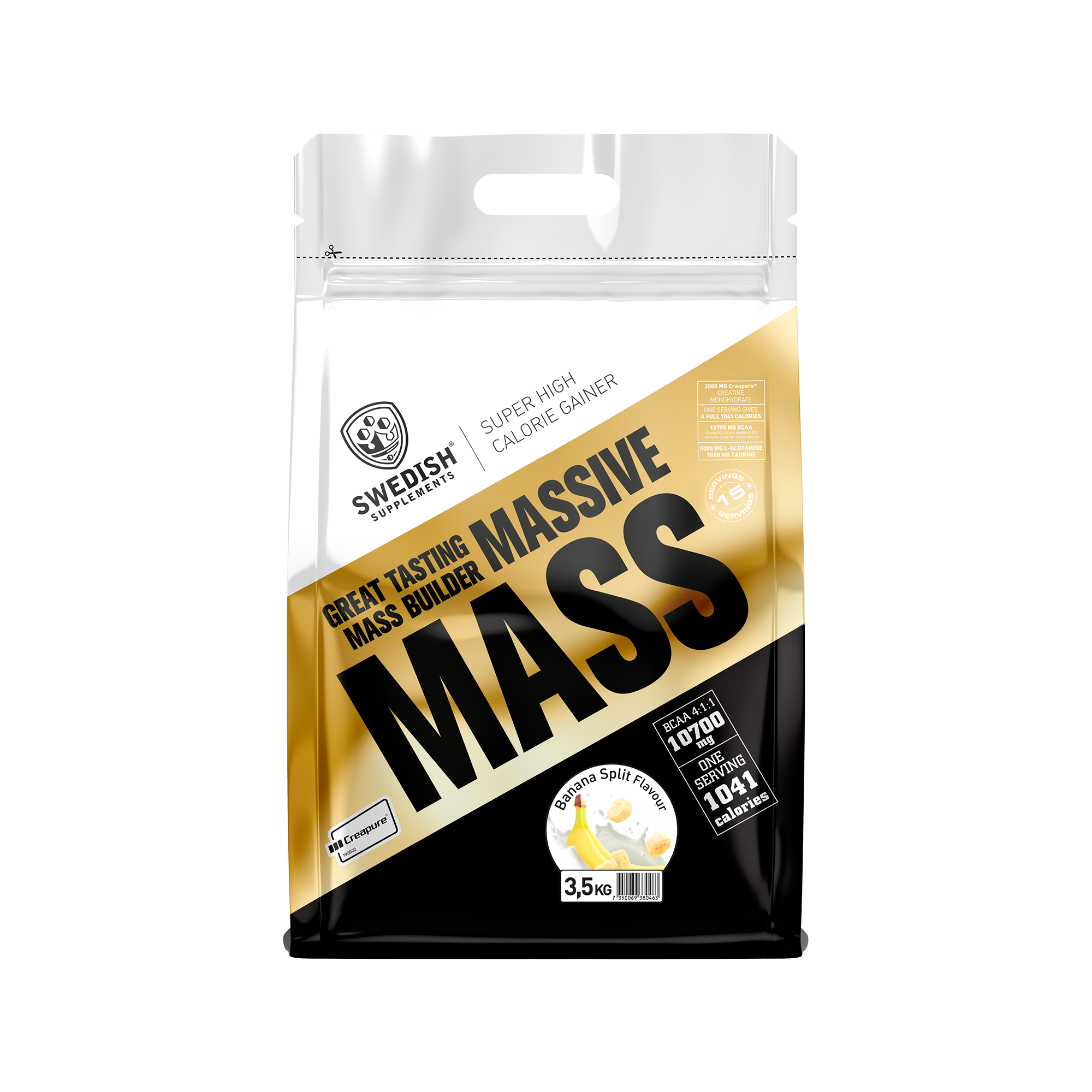 Swedish Supplements Massive Mass Banana Split 3500g