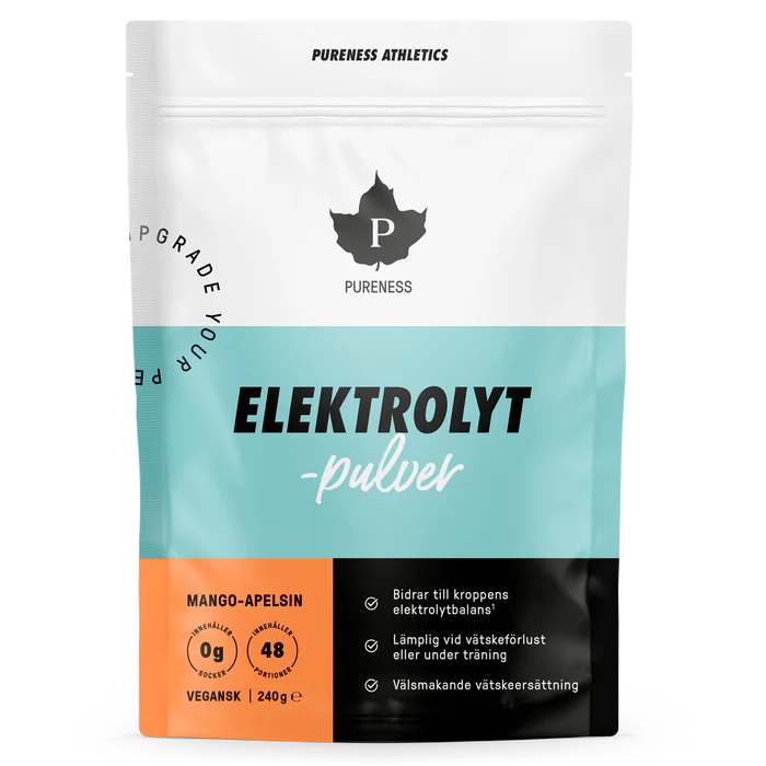 Pureness Elektrolytpulver Mango Apelsin, 240g