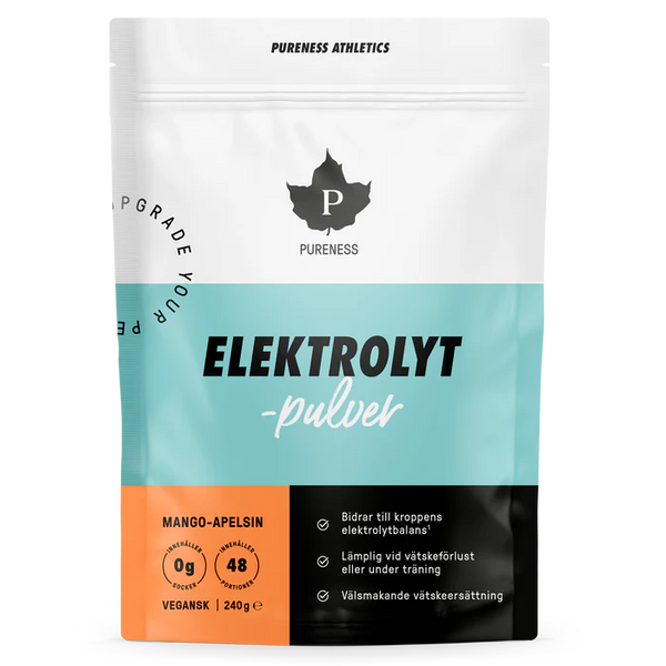 Pureness Elektrolytpulver Mango Apelsin, 240g