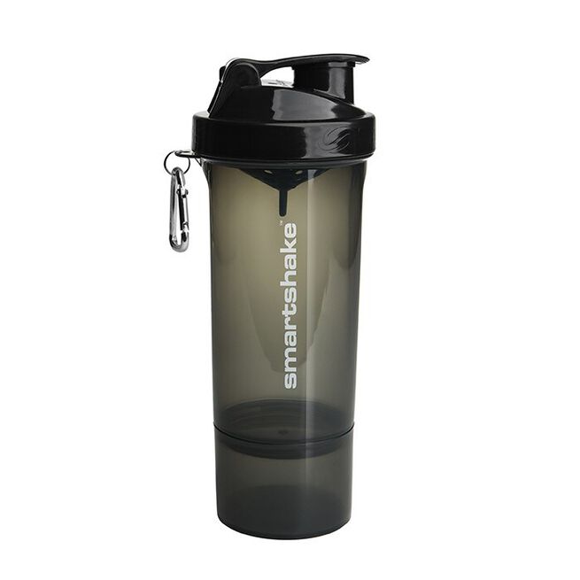 Smartshake Slim Shaker Gunsmoke Black, 500 ml