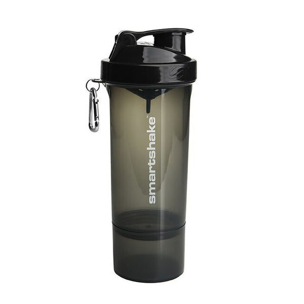 Smartshake Slim Shaker Gunsmoke Black, 500 ml
