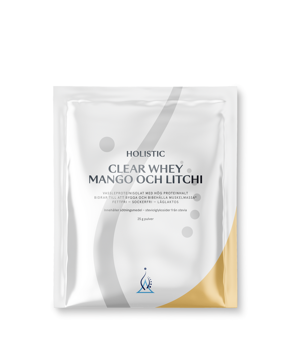Holistic Clear Whey vassleproteinisolat mango och litchi, 25g