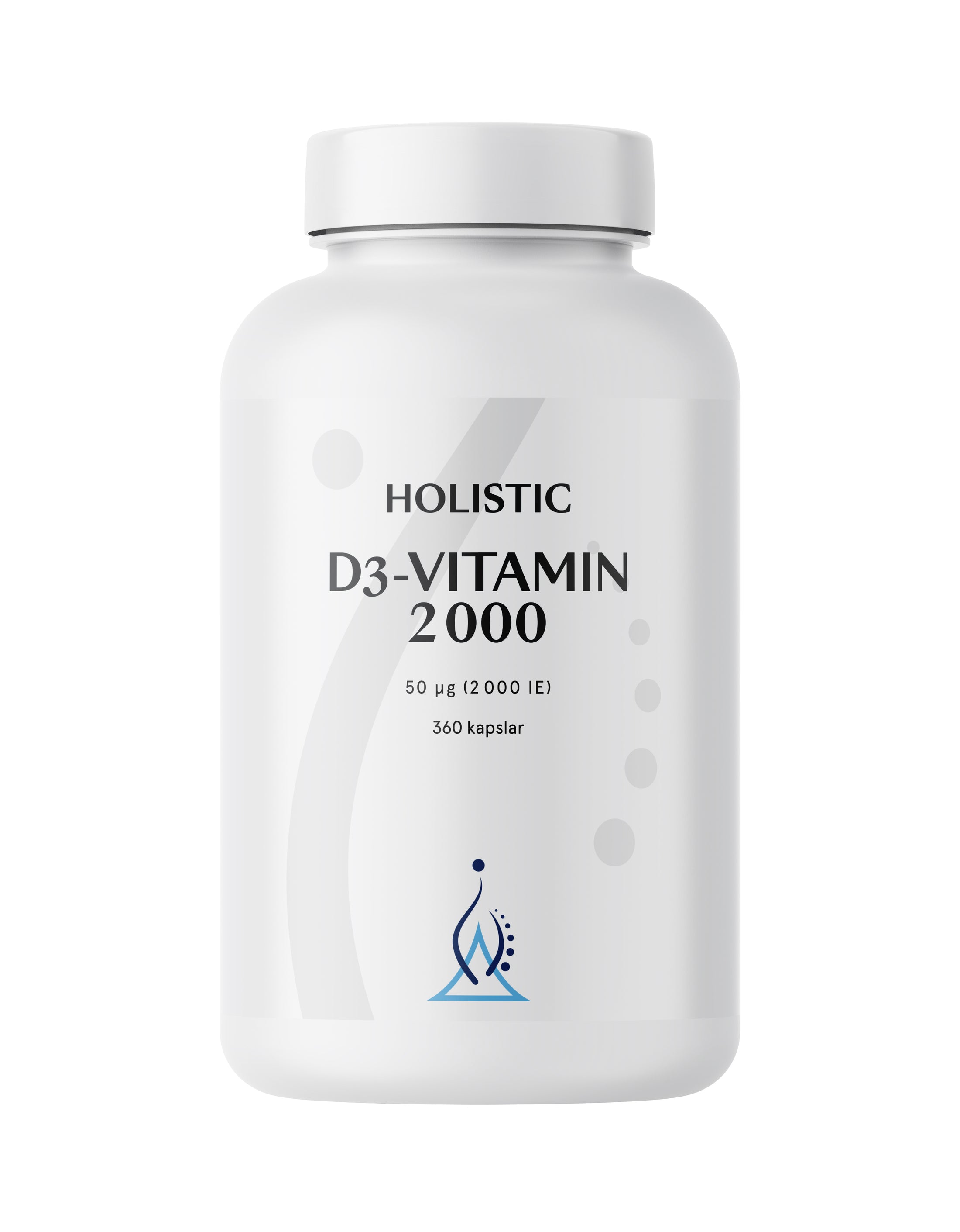 Holistic D3-vitamin 2000, 360 kapslar