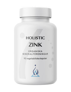 Holistic Zink 25mg 90 kapslar