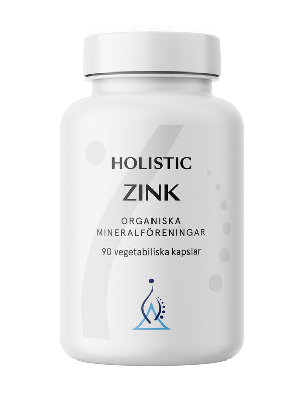 Holistic Zink 25mg 90 kapslar