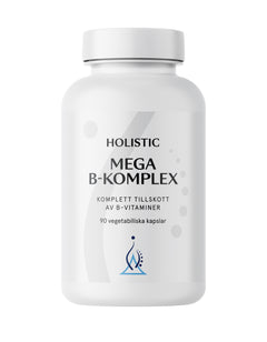 Holistic Mega B-komplex 90 kapslar