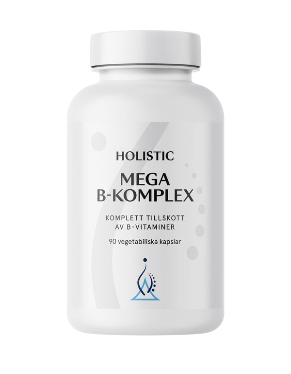 Holistic Mega B-komplex 90 kapslar