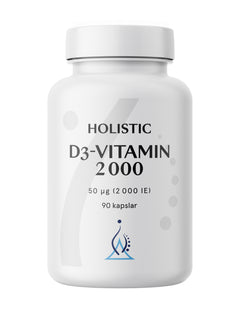Holistic D3-Vitamin 2000 IE, 90 kapslar