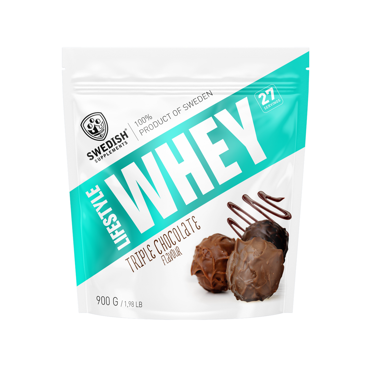 Swedish Supplements Lifestyle Whey Triple Chocolate 900g