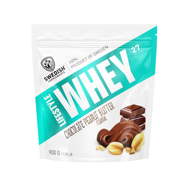 Swedish Supplements Lifestyle Whey Chocolate peanutbutter 900g