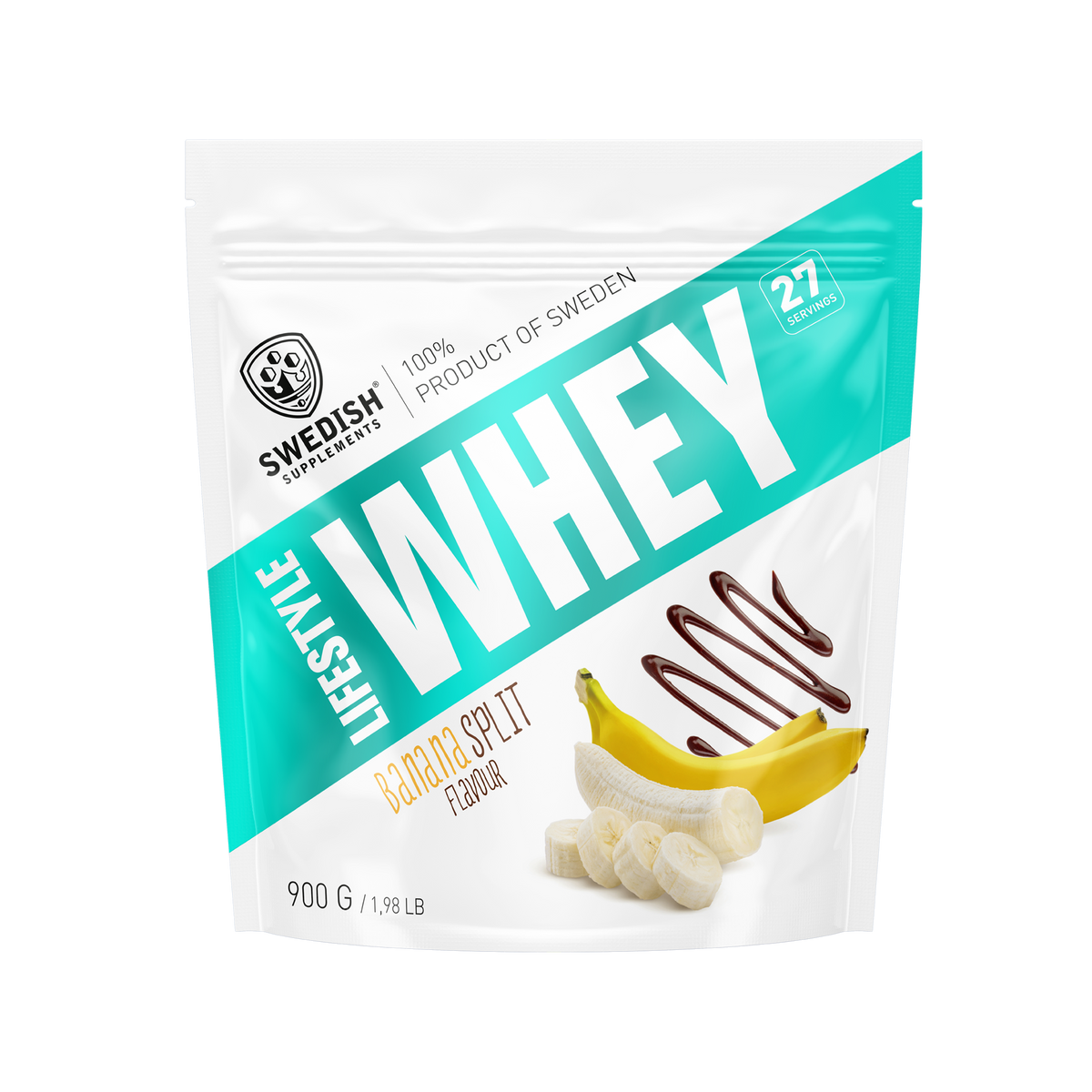 Swedish Supplements Lifestyle Whey Banana Split, 900g