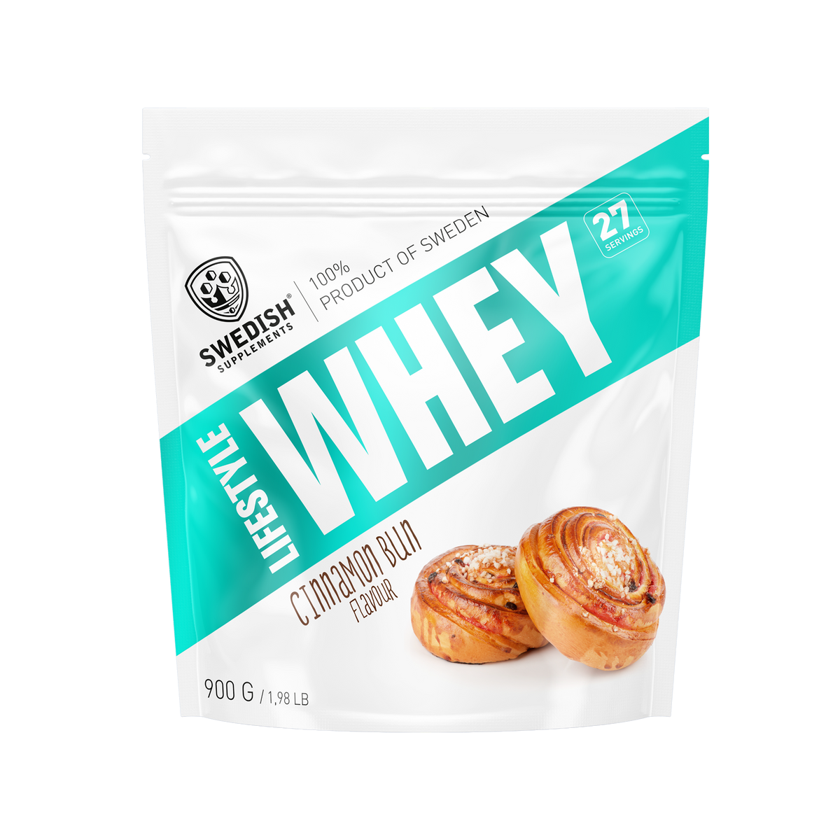 Swedish Supplements Lifestyle Whey Cinnamon bun 900g