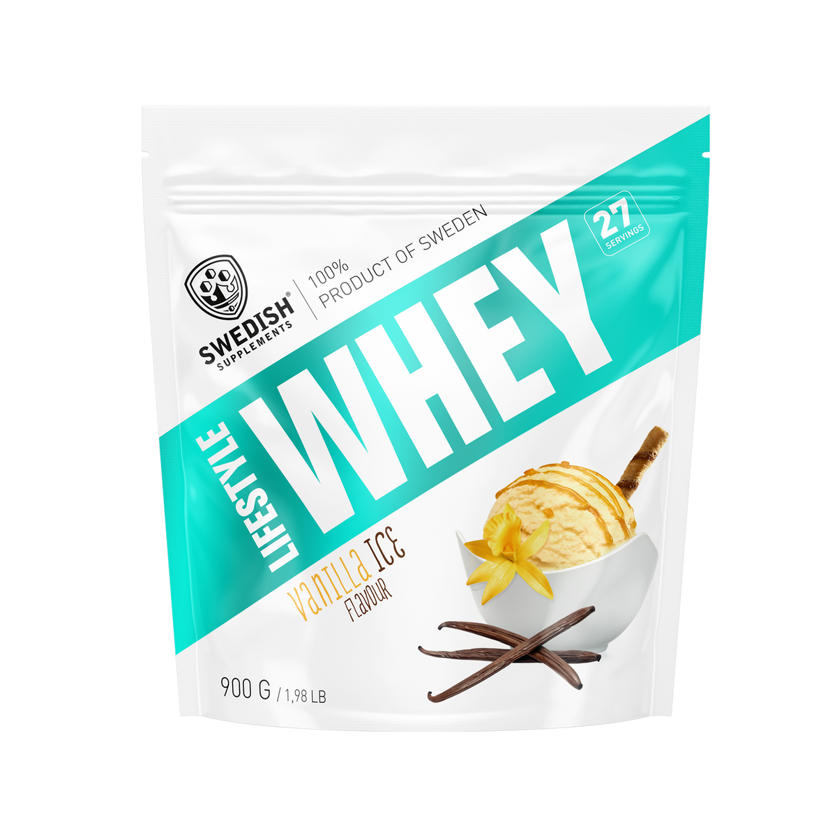 Swedish Supplements Lifestyle Whey Vanilla Ice 900g