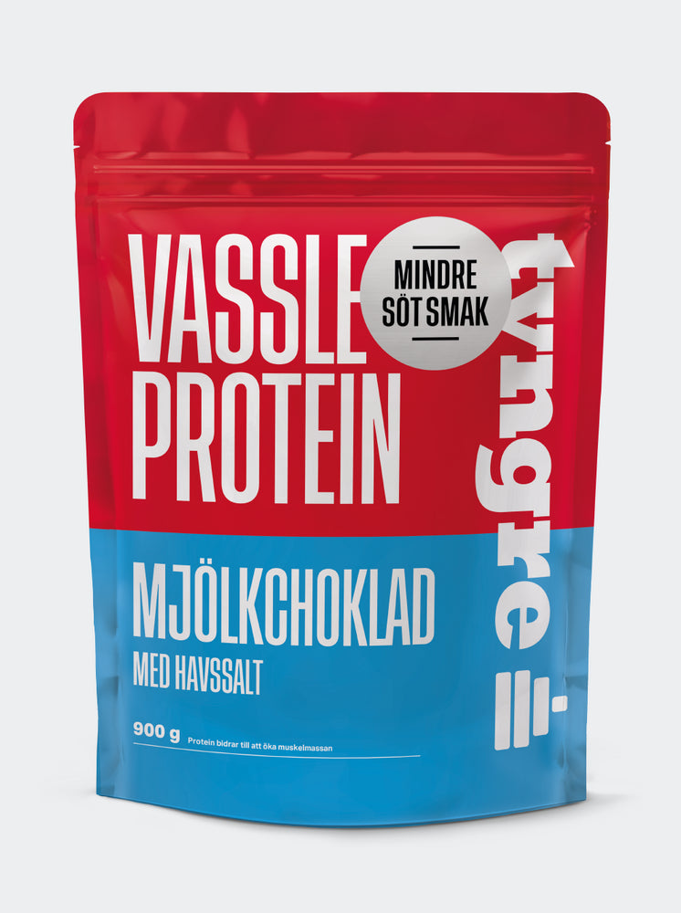 Tyngre Vassle Mjölkchoklad med Havssalt Mindre Söt Smak 900g
