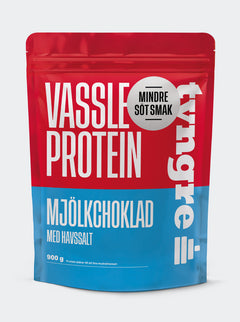 Tyngre Vassle Mjölkchoklad med Havssalt Mindre Söt Smak 900g