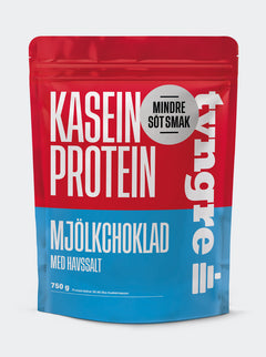 Tyngre Kasein Mjölkchoklad med Havssalt Mindre Söt Smak 750g