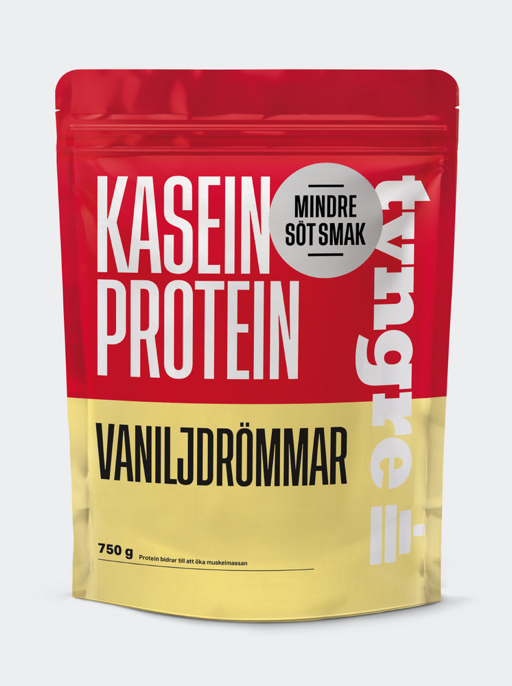 Tyngre Kasein Vaniljdrömmar Mindre Söt Smak, 750g