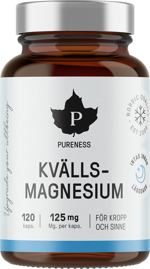 Pureness Kvällsmagnesium - 120 kapslar