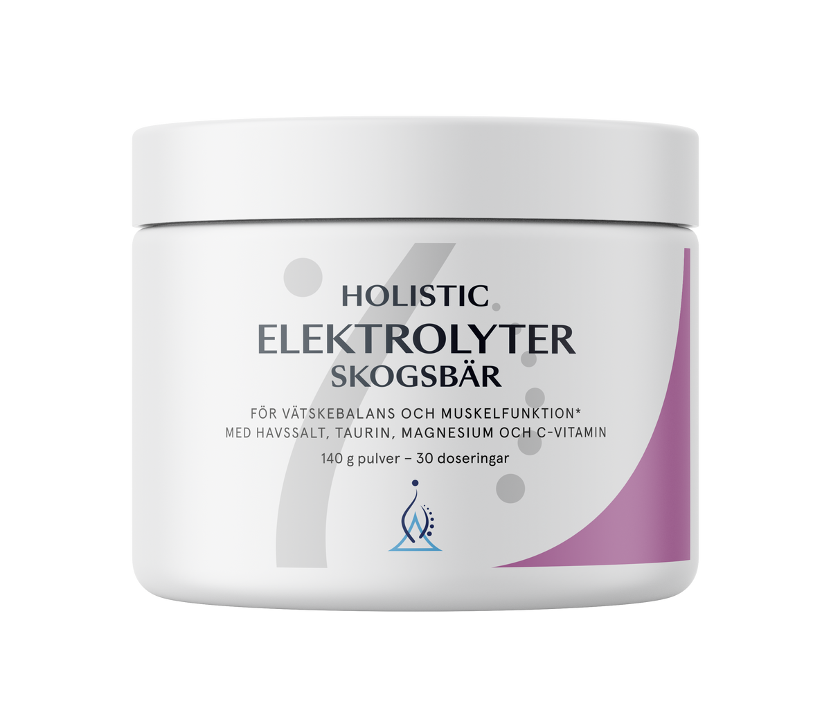 Holistic Elektrolyter skogsbär 140 g