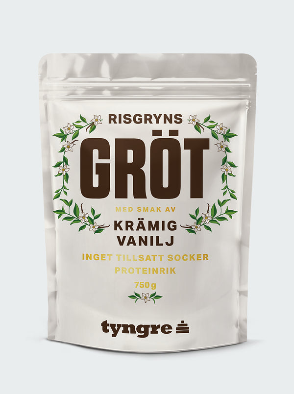 Tyngre Risgrynsgröt Krämig Vanilj, 750g