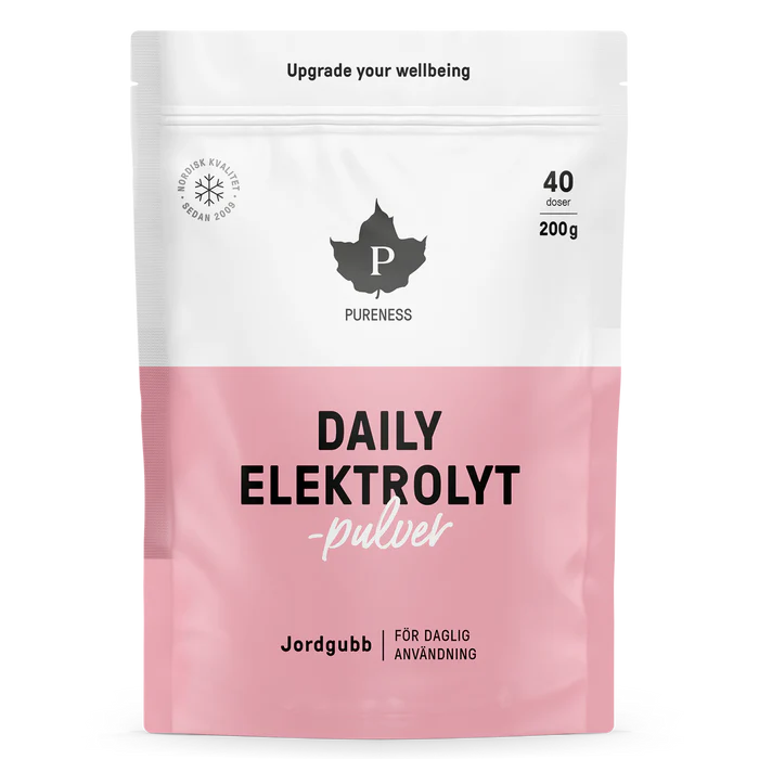 Pureness Daily Elektrolytpulver Jordgubb 200 g