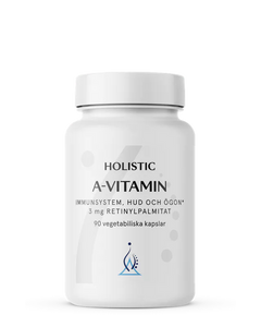 Holistic A-vitamin - 3 mg retinylpalmitat 90 kapslar
