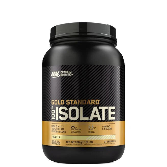 Optimum Nutrition Gold Standard 100% Isolate Vassleproteinisolat 930 g, Vanilla