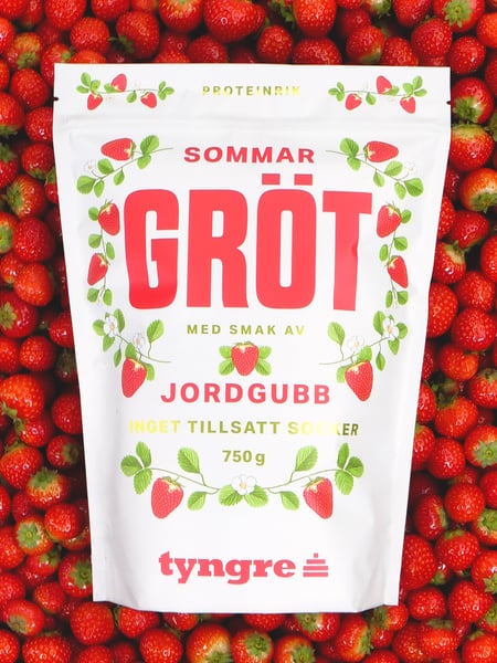 Tyngre Mannagrynsgröt Med Jordgubbar 750 g
