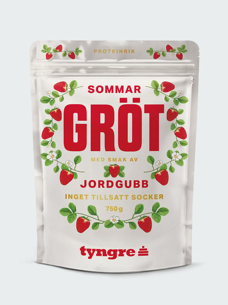 Tyngre Mannagrynsgröt Med Jordgubbar 750 g