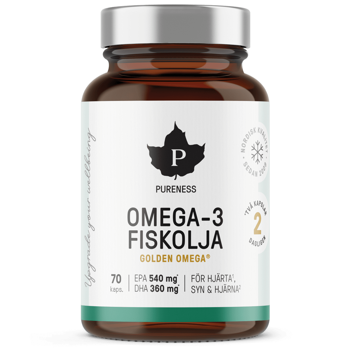 Pureness Omega-3 Fiskolja 70 kapslar