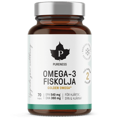 Pureness Omega-3 Fiskolja 70 kapslar