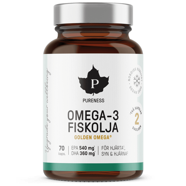 Pureness Omega-3 Fiskolja 70 kapslar