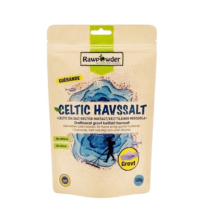 Rawpowder Celtic Havssalt Grovt 500g