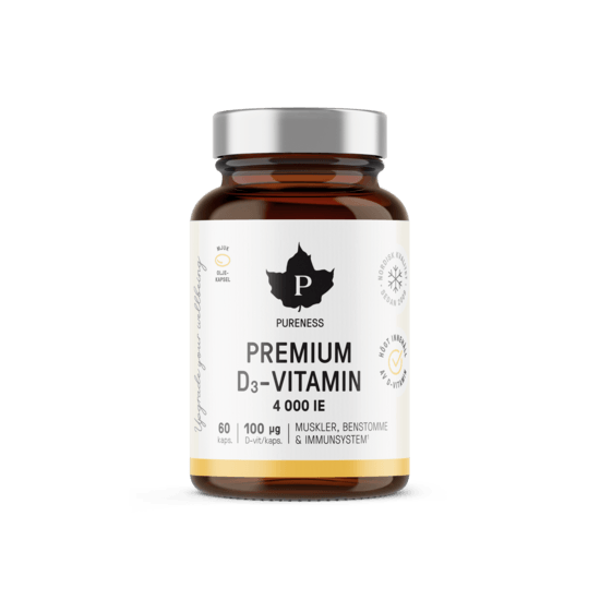 Pureness Premium D-vitamin 4000 IE 60 kapslar