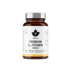 Pureness Premium D-vitamin 4000 IE 60 kapslar